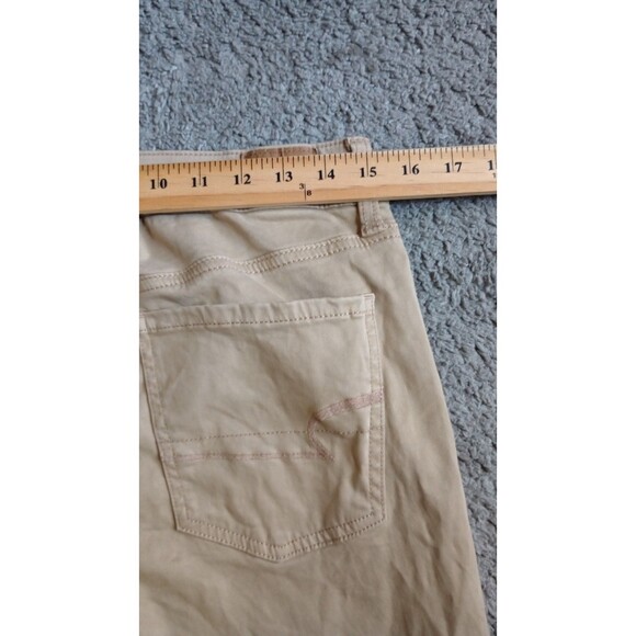 American Eagle Khaki Jegging, Super Stretch, Size 10 Long Work Wear Occupational - Picture 4 of 7